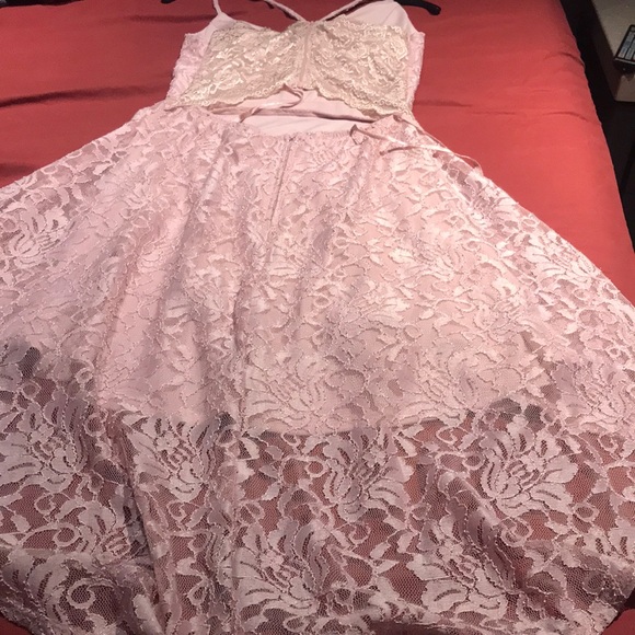 Lace high low skater dress - Picture 5 of 6